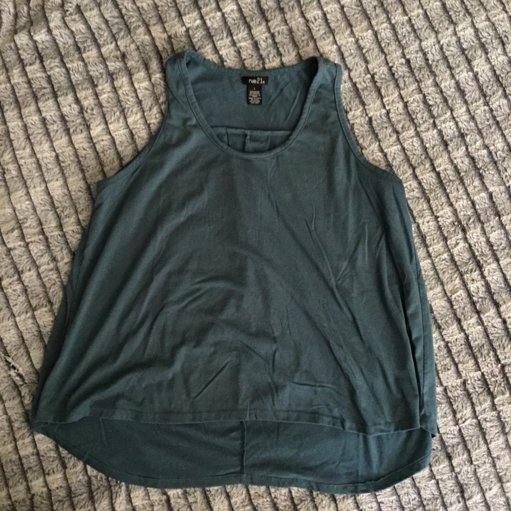 Rue 21 dressy tank top high low hem ⬇️price drop!